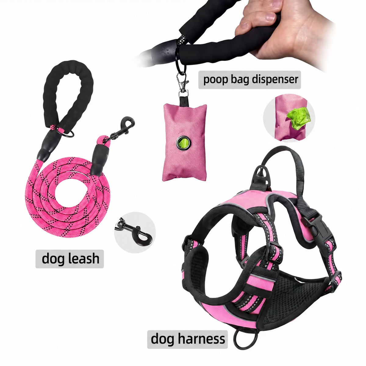 FurUniverse™ 3 in 1 Dog Walking Set